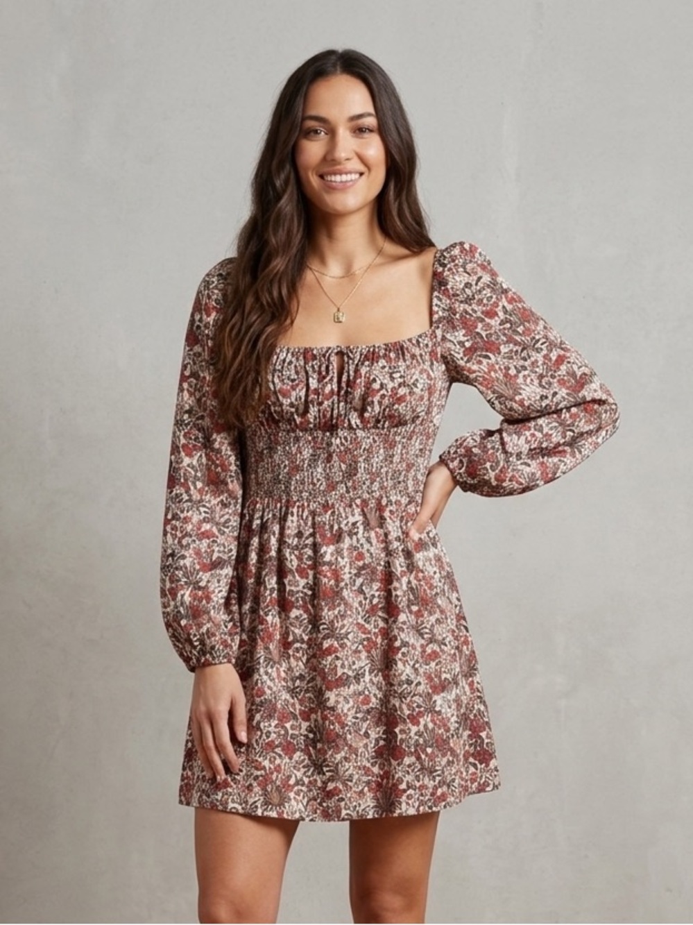 Aritzia Sunday Best Sz M Cruise Floral Cottagecore Romantic Short Dress